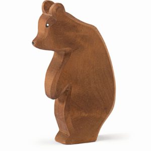 Bear standing head down